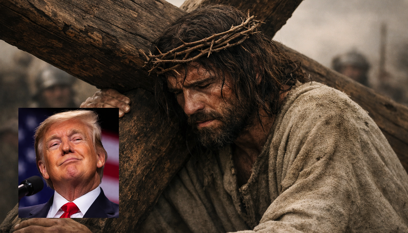 God. Jezus. Trump. Een grens over?